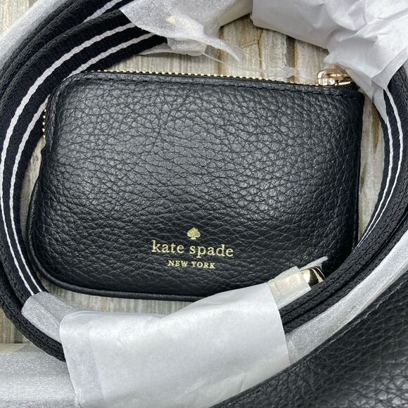 Kate Spade Black Rosie Shoulder Bag Crossbody Purse - Picture 5 of 16